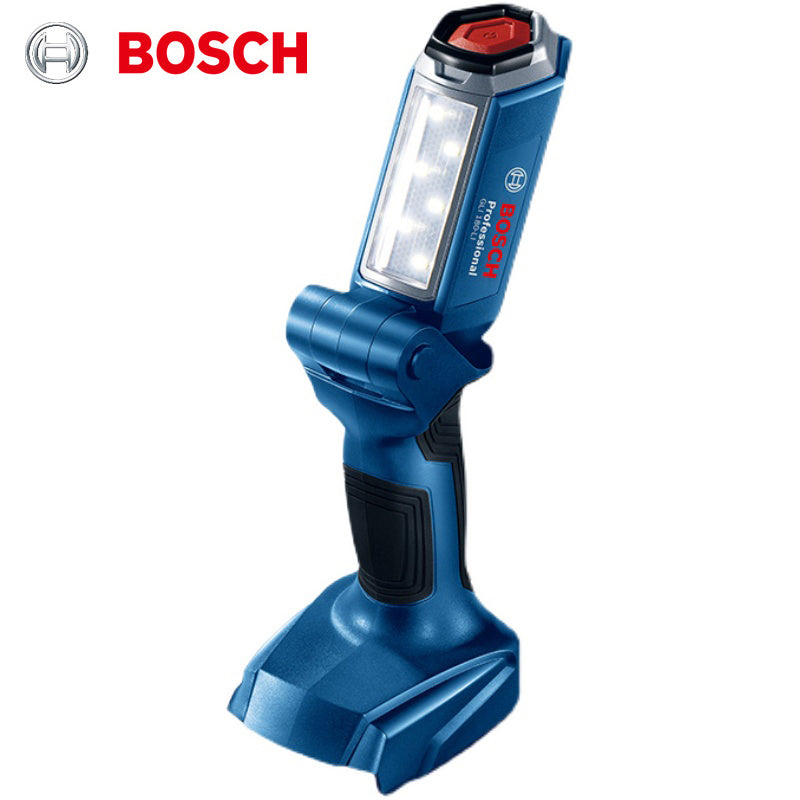 Bosch GLI180-LI Professional Rechargeable Lights Torch Handheld Cordless Work Light 18V 300 Lumen Flexible Use LED Flashlight