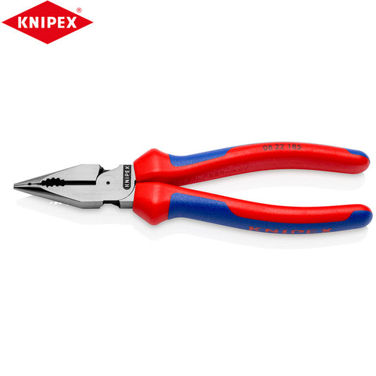 KNIPEX 08 22 185 Needle-Nose Combination Pliers Long Service Life And Stable Tips Exquisite Workmanship Simple Operation