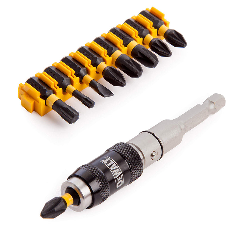 DEWALT DT70518 EXTREME Impact Torsion Bit Tip Holder & Screwdriving Bit Multifunctional Durable Tool Accessories Suit (10 pc)