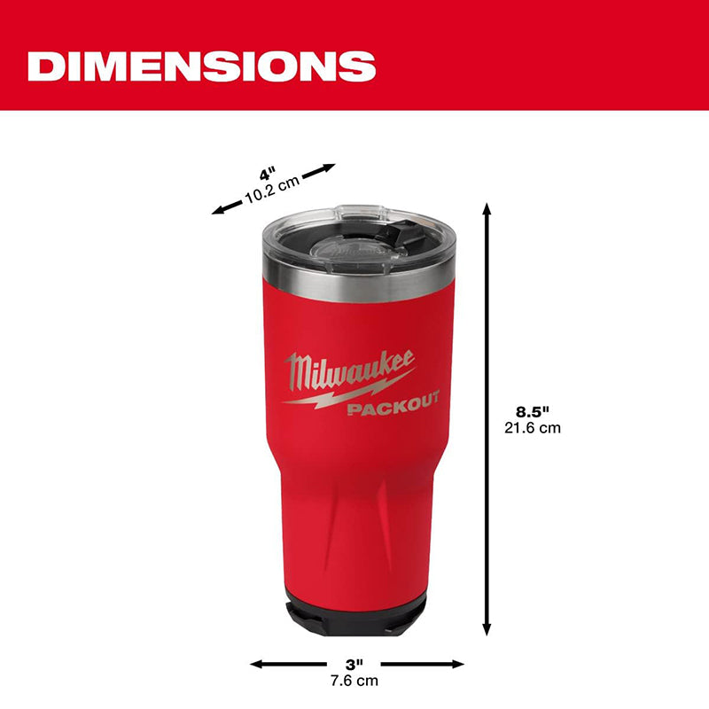 Milwaukee 48-22-8393R PACKOUT Tumbler Red 30oz