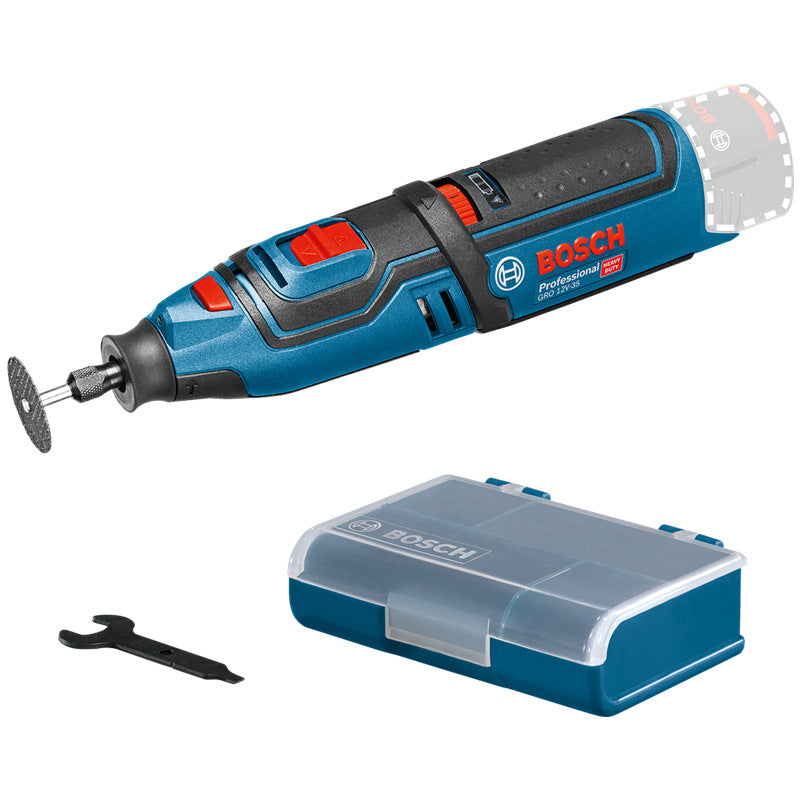 Bosch GRO 12V-35 Cordless Rotary Tool Lithium 12V Rechargeable Electric Grinder DIY Enthusiasts 6-Speed Regulation Bare Tool