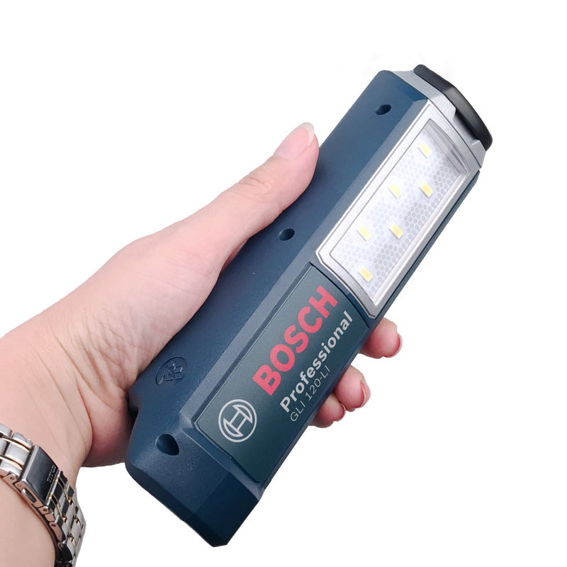 Bosch GLI 120-LI Work Light 12V Lithium Battery Torch Handheld LED 300Lumen Handheld Lighting Lamp Without Battery