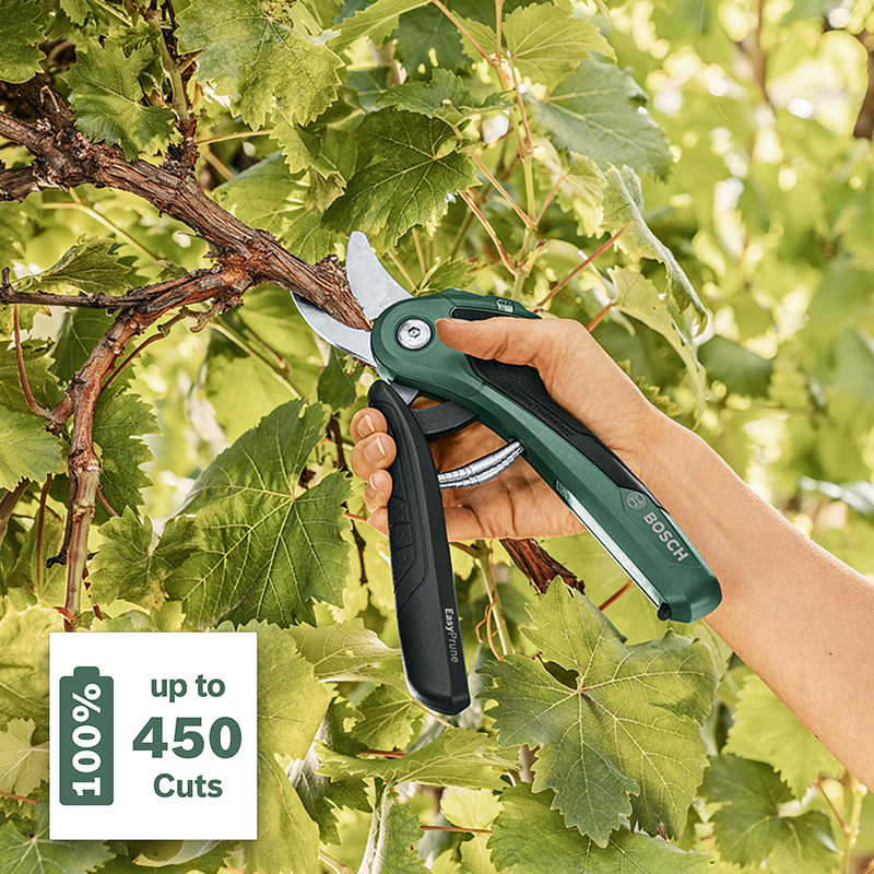 Bosch EasyPrune Cordless Strainer Scissors 3.6V Lithium Battery Technology Support Freedom Portable Garden Shears