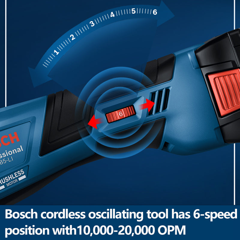 BOSCH GOP 185-Li Cordless Universal Treasure 18V Rechargeable Oscillating Steel Pipe and Wood Cutting Bare Machine