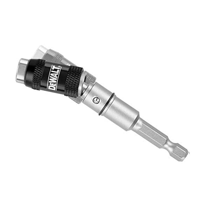 DEWALT DT7505-QZ Extreme Impact Pivoting Bit Tip Holder 20° PZ2 6.35MM 1/4" Magnetic Corner Power Tool Accessories