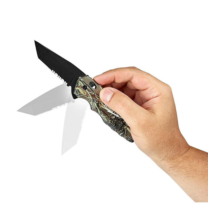 Milwaukee 48-22-1535 Folding Knife FASTBACK Camo Spring Assisted Camouflage Outdoors Multi-function Portable Mini Knife